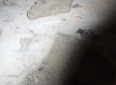 Asbesthaus - Site: Asbestos-containing screeds, leveling compounds | © 2019, CRB Analyse Service GmbH | © CRB Analyse Service GmbH